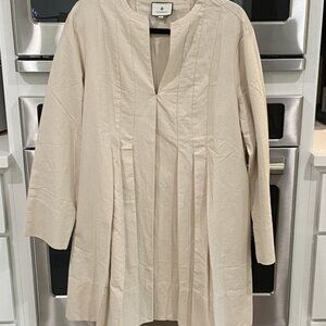 Stone Luella Dress Tan/XL  Tuckernuck Stone Lightweight Oxford Luella Dress